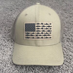 Columbia Khaki and Black Mesh Cap